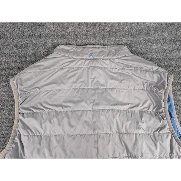Peter Millar Hyperlight Vest Mens Medium Gray Quilted Snap Golf Lightweight - Picture 10 of 10